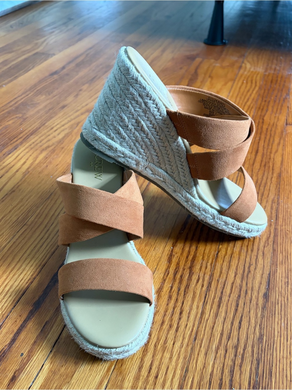 J.Crew Espadrille Wedge Sandals in Tan size 7